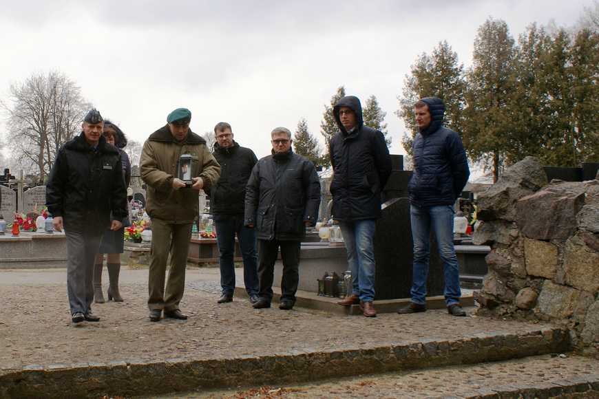 Wizyta oficerów z 18 Dywizji Zmechanizowanej w Andrzejewie
