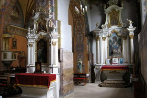 Nawa boczna kościoła w Andrzejewie